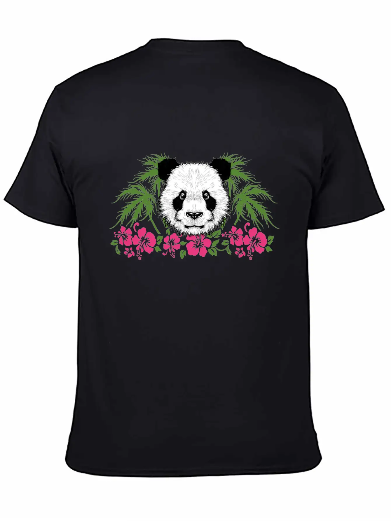 Bamboo Panda Panda Harbor Panda Head Girl Outfit Breathable Soft Cotton T-Shirt – Timeless Casual Look