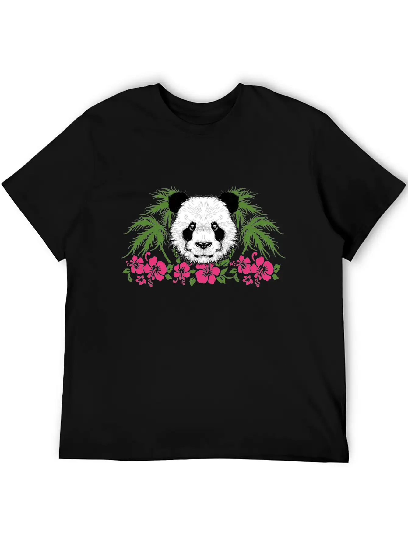 Bamboo Panda Panda Harbor Panda Head Girl Outfit Breathable Soft Cotton T-Shirt – Timeless Casual Look