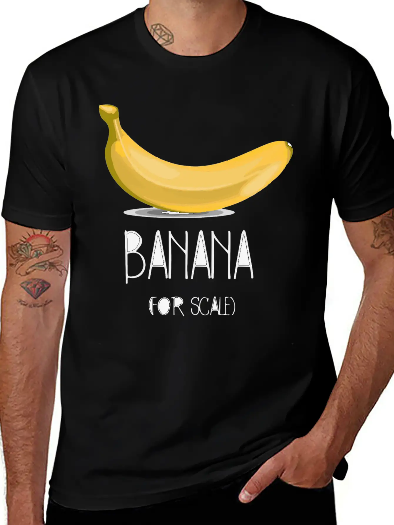 Banana For Scale Stylish Everyday T-Shirt – Unisex Basic Cotton Tee