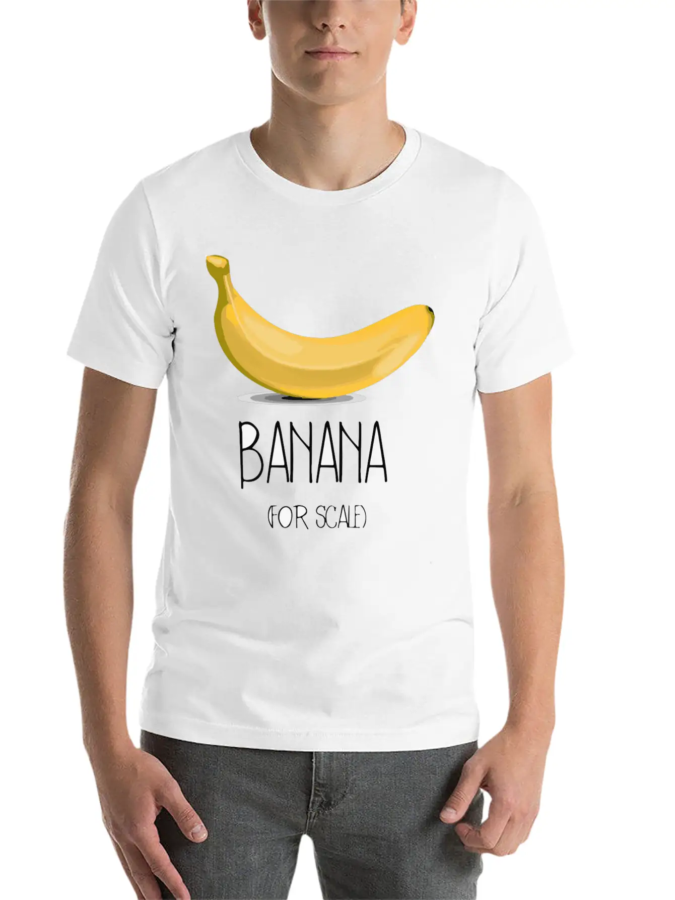 Banana For Scale Stylish Everyday T-Shirt – Unisex Basic Cotton Tee