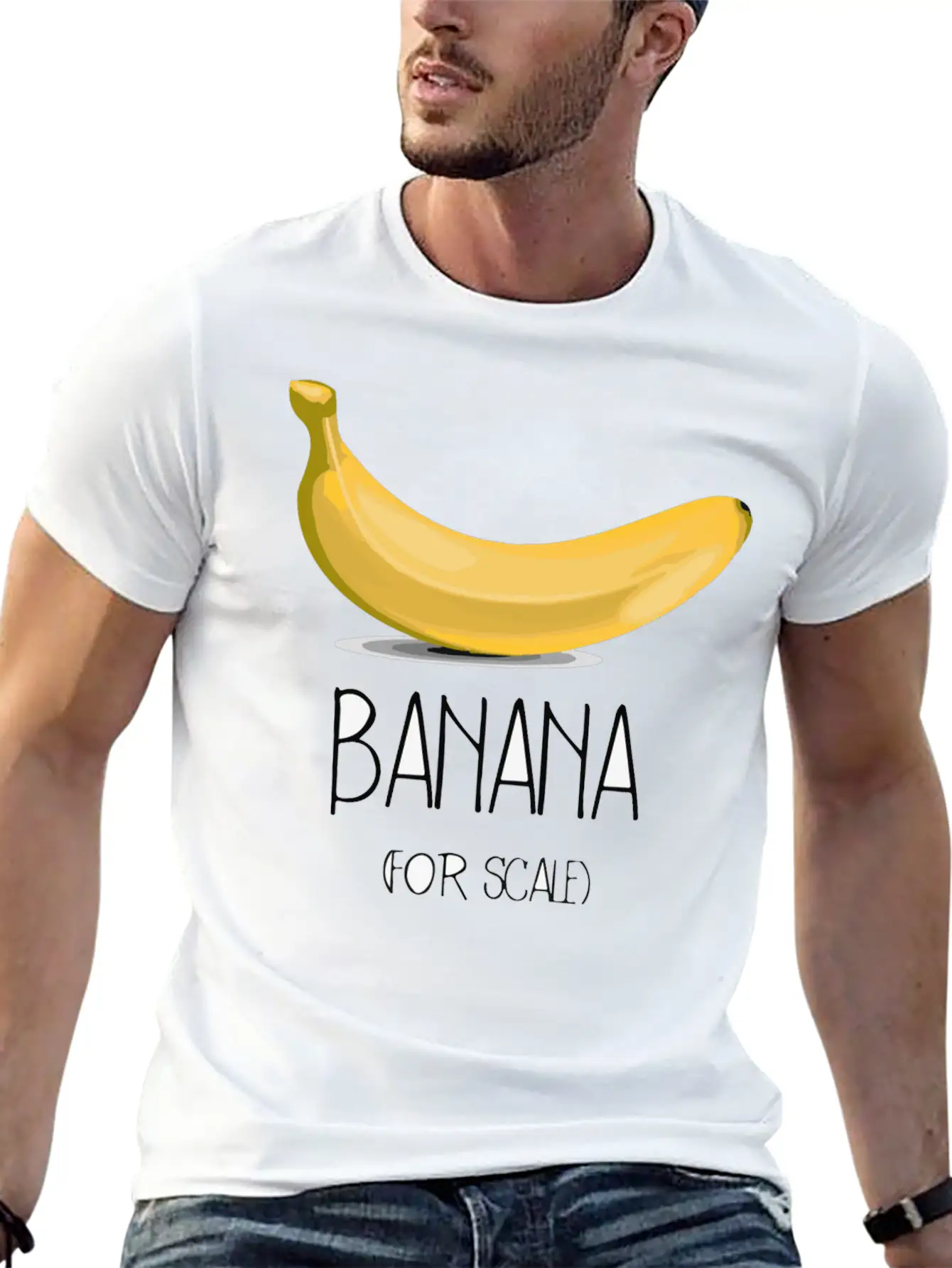 Banana For Scale Stylish Everyday T-Shirt – Unisex Basic Cotton Tee