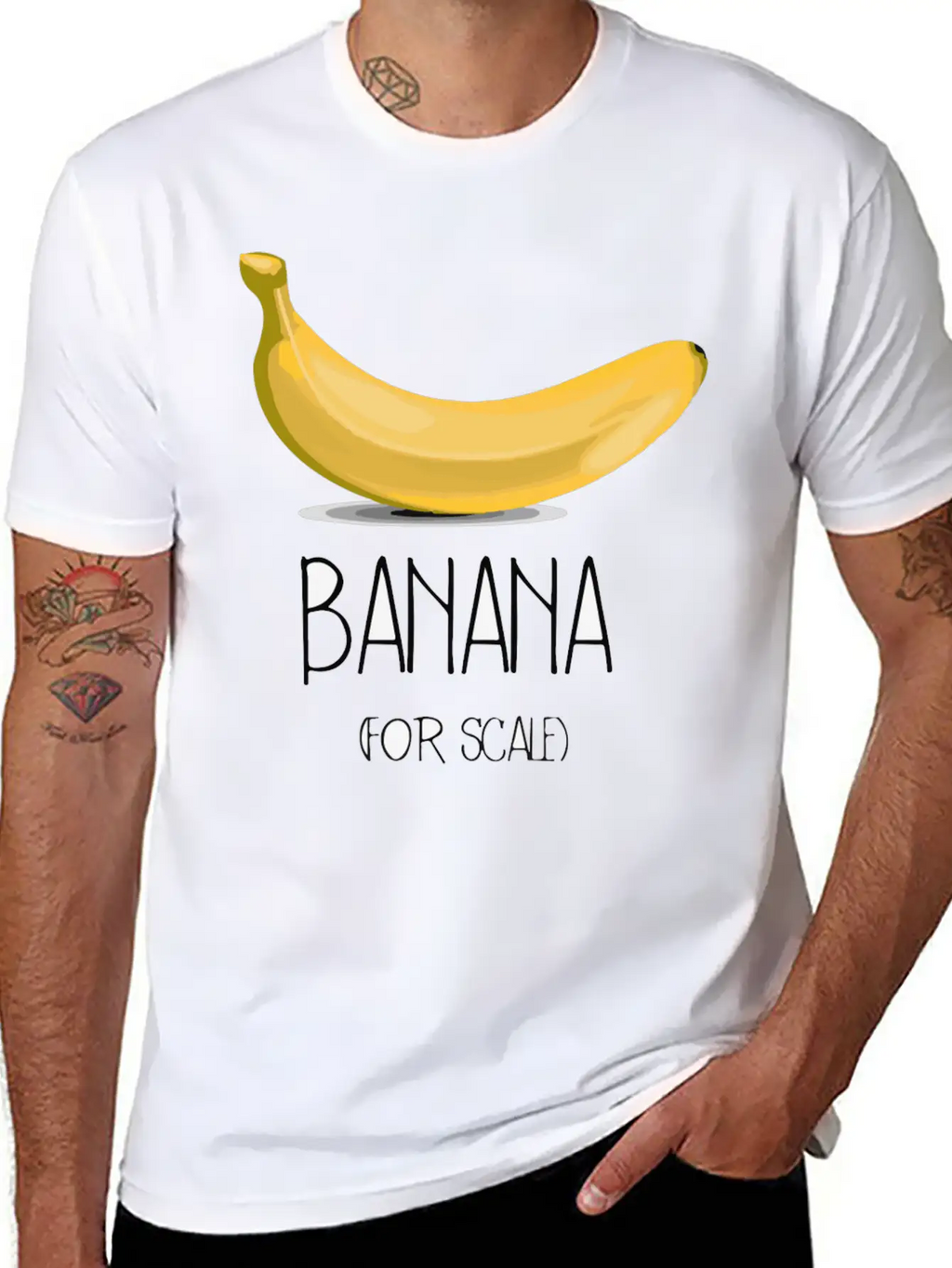 Banana For Scale Stylish Everyday T-Shirt – Unisex Basic Cotton Tee