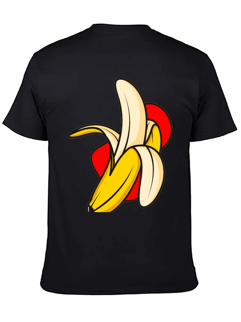 Banana Vector Illustration Classic Cotton Tee – Unisex Comfort For Any Season