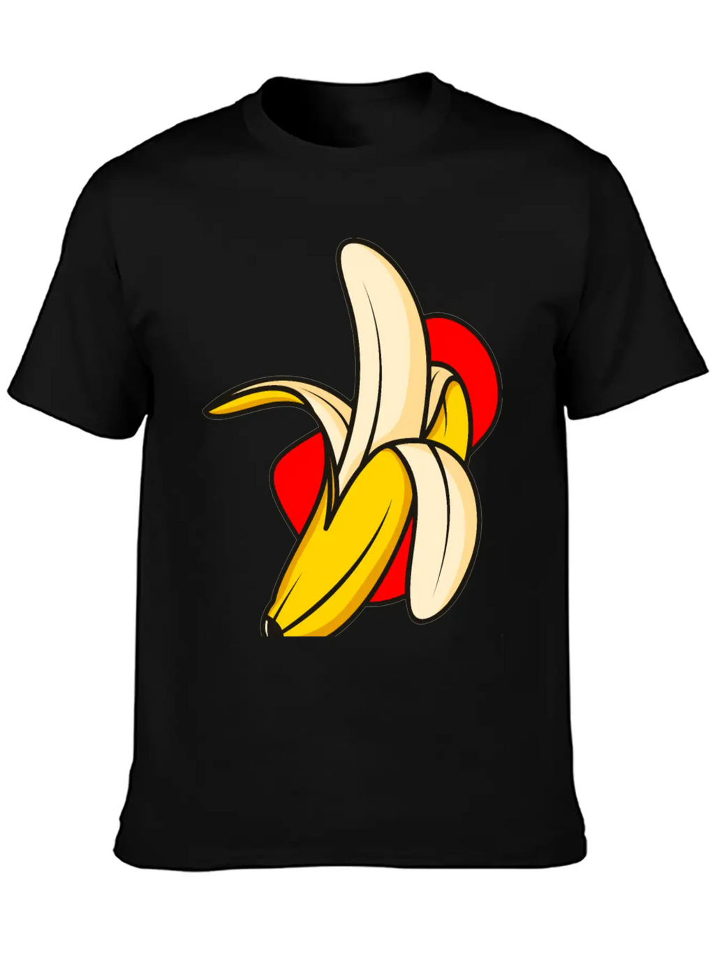 Banana Vector Illustration Classic Cotton Tee – Unisex Comfort For Any Season