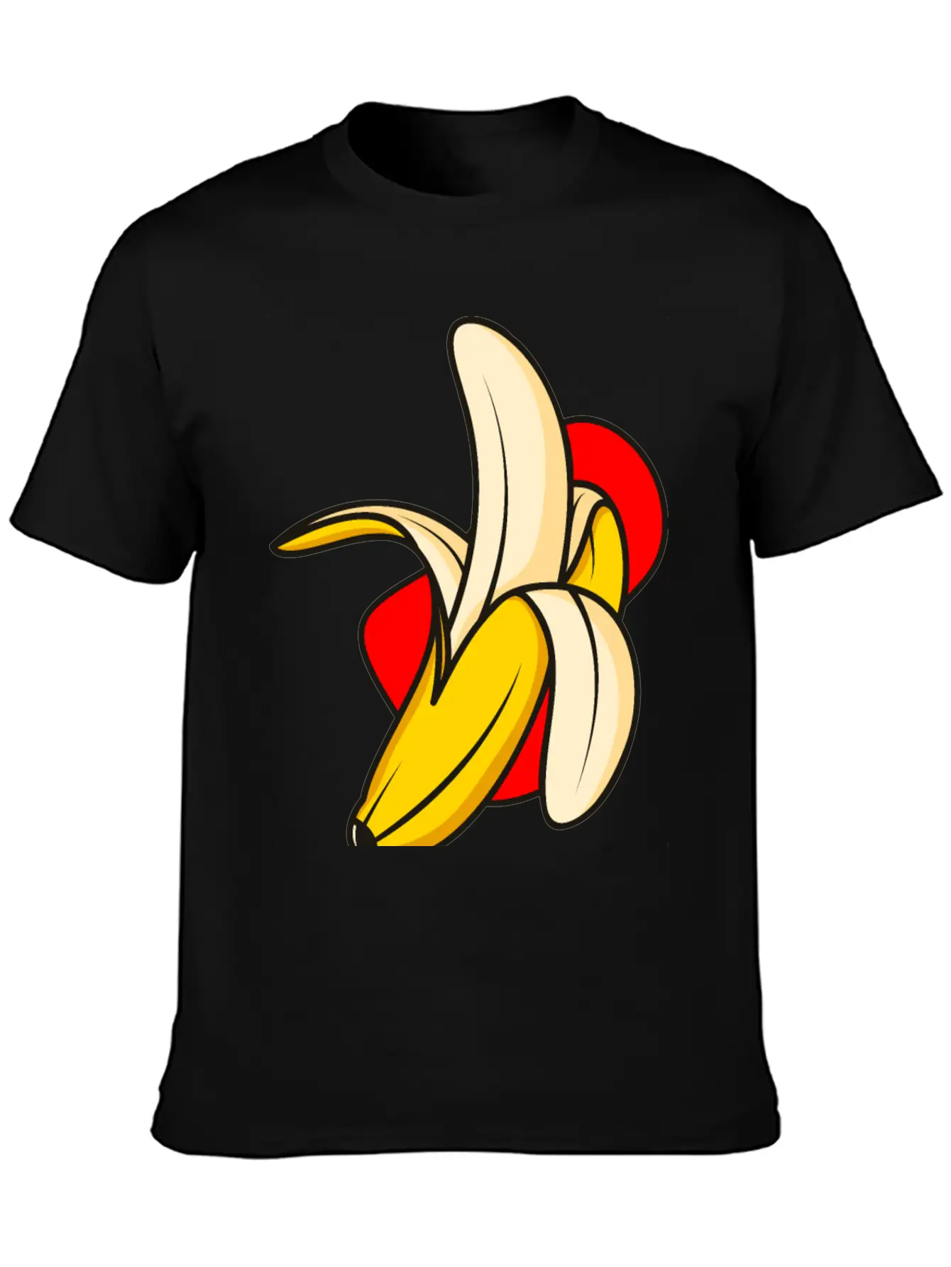 Banana Vector Illustration Classic Cotton Tee – Unisex Comfort For Any Season