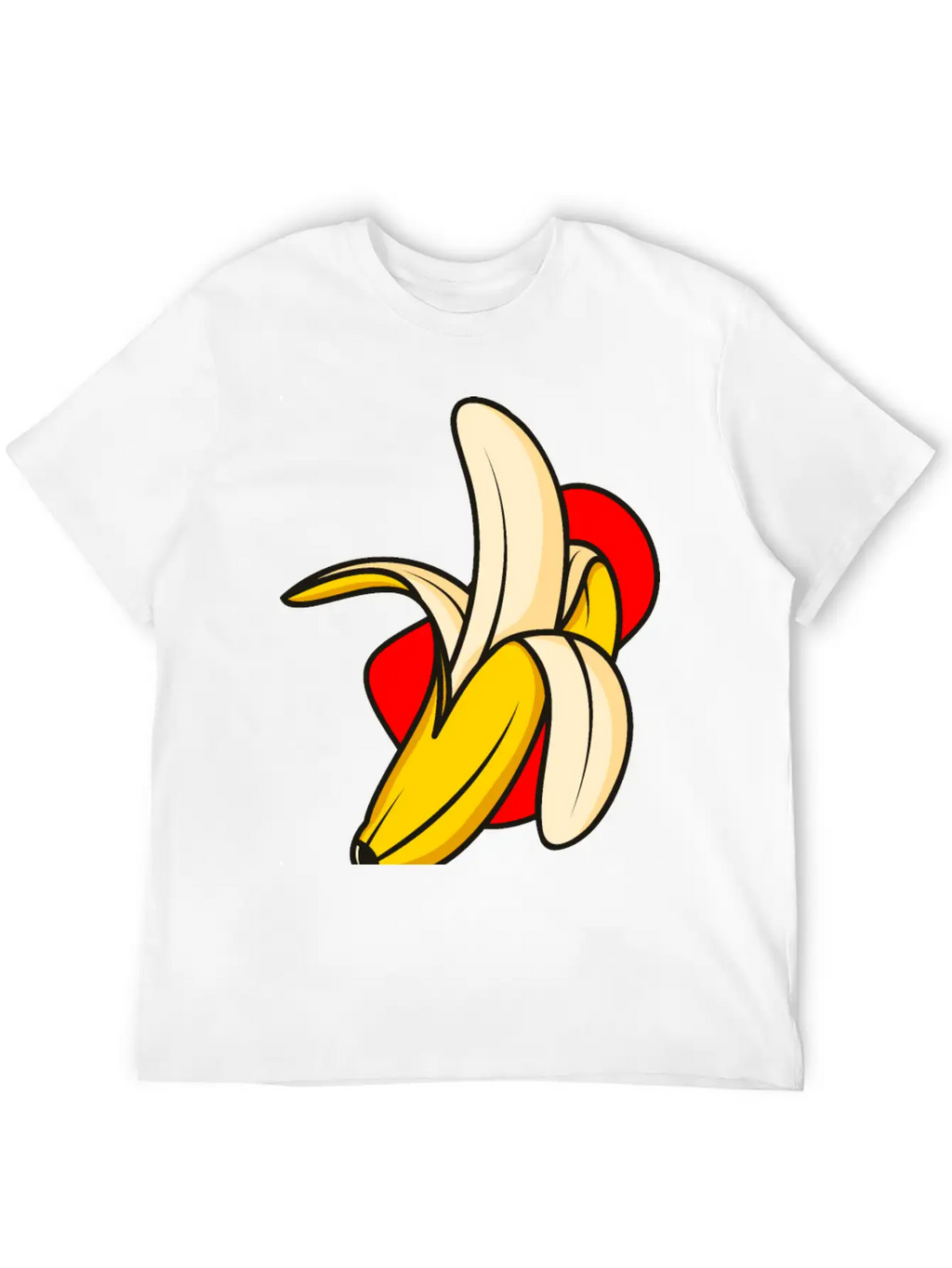 Banana Vector Illustration Classic Cotton Tee – Unisex Comfort For Any Season