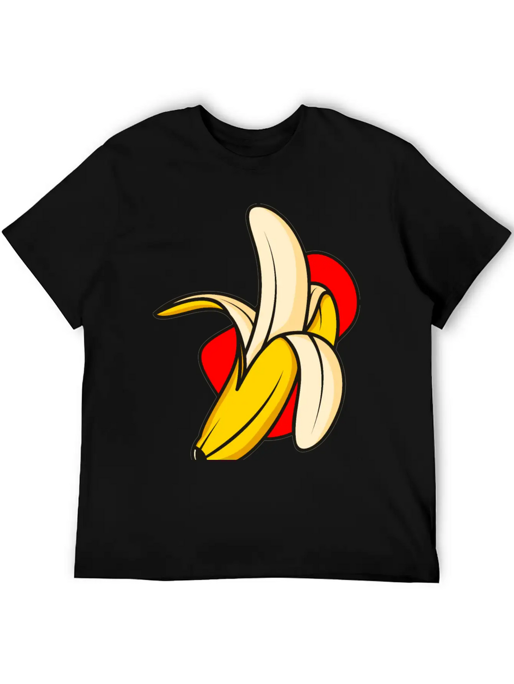 Banana Vector Illustration Classic Cotton Tee – Unisex Comfort For Any Season