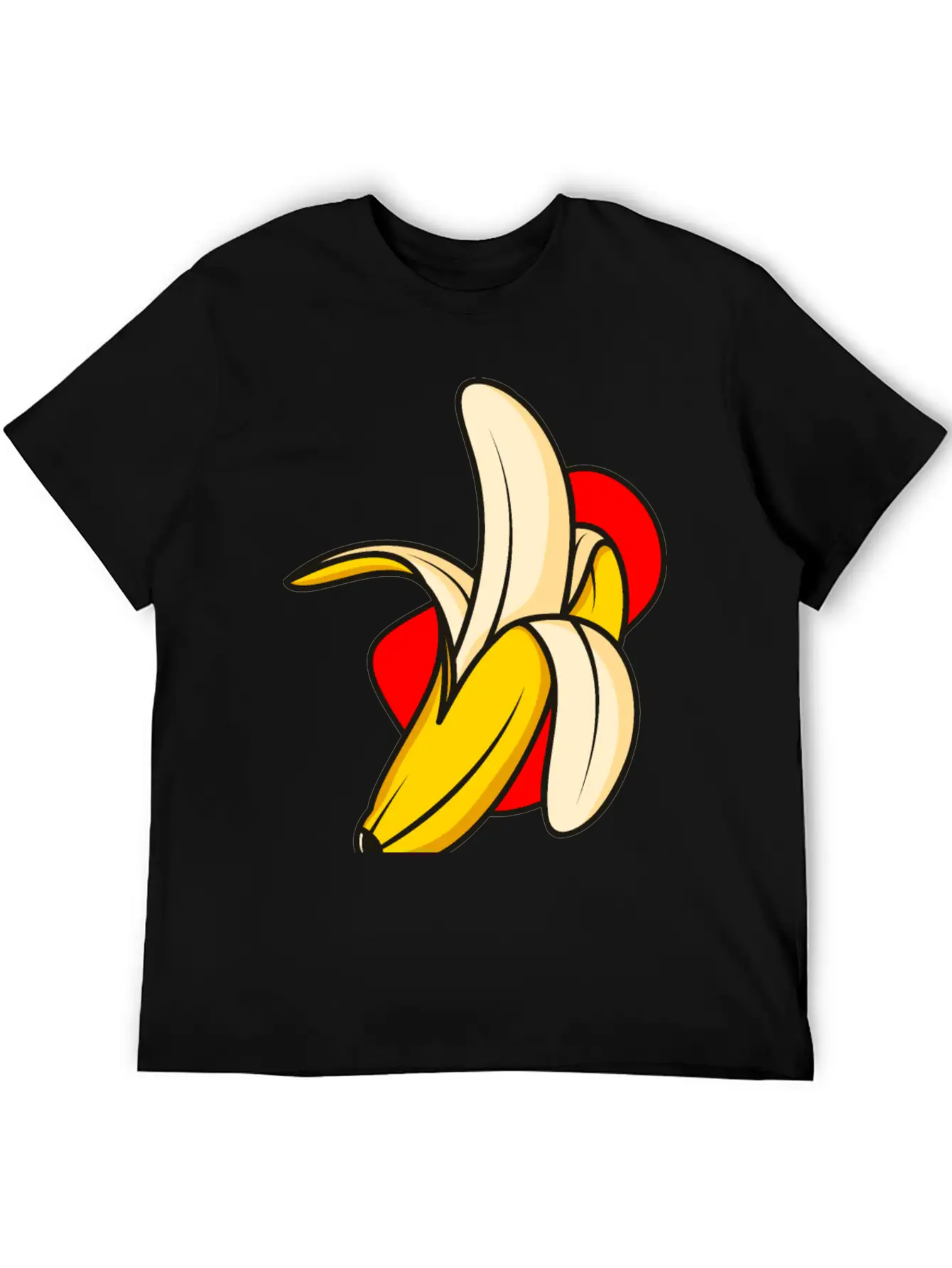 Banana Vector Illustration Classic Cotton Tee – Unisex Comfort For Any Season