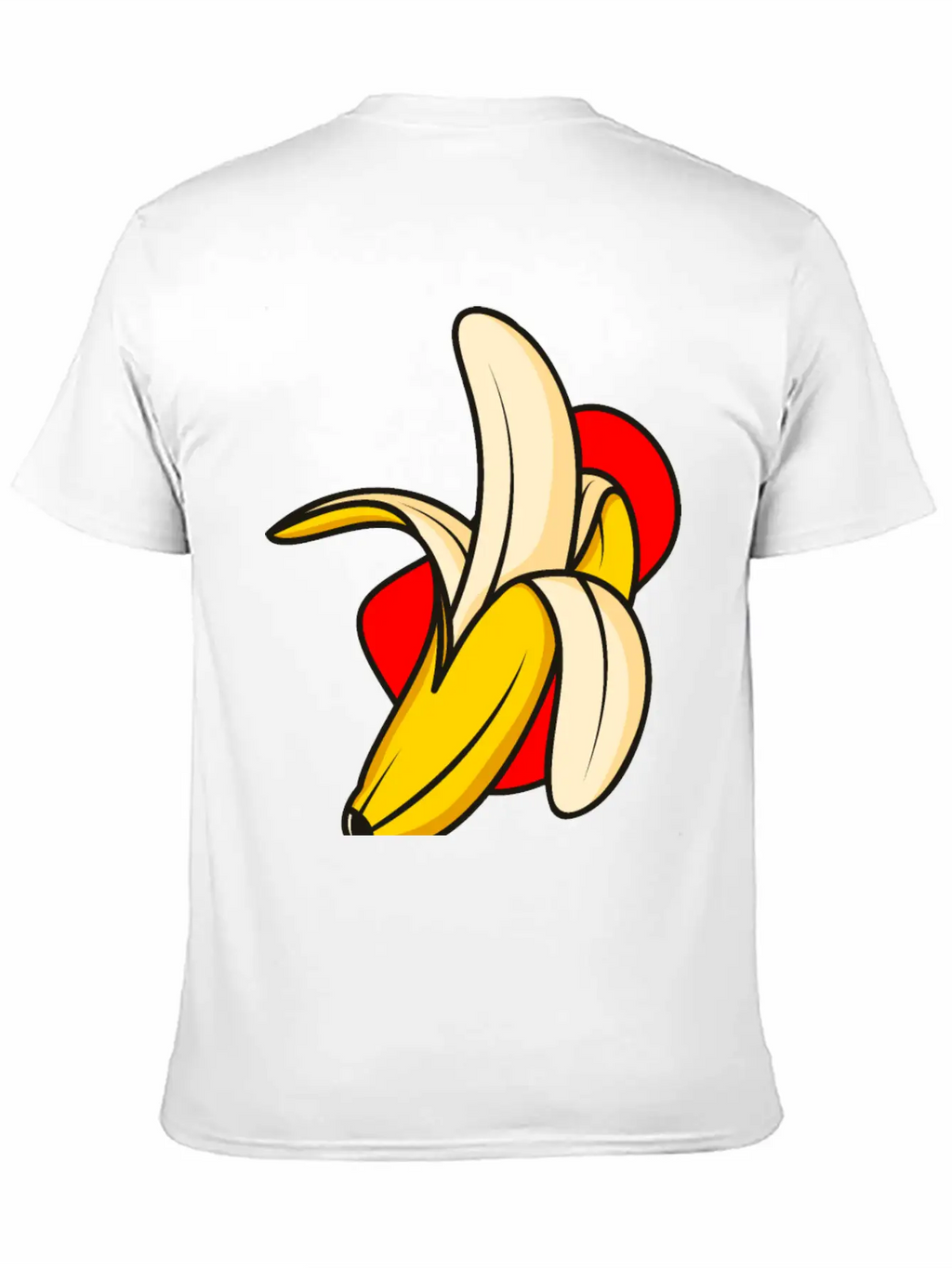 Banana Vector Illustration Classic Cotton Tee – Unisex Comfort For Any Season