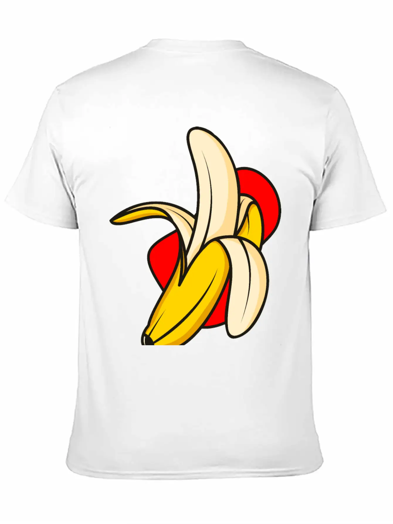 Banana Vector Illustration Classic Cotton Tee – Unisex Comfort For Any Season