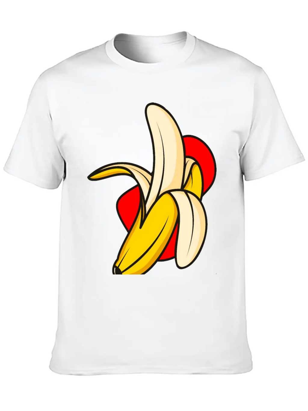 Banana Vector Illustration Classic Cotton Tee – Unisex Comfort For Any Season