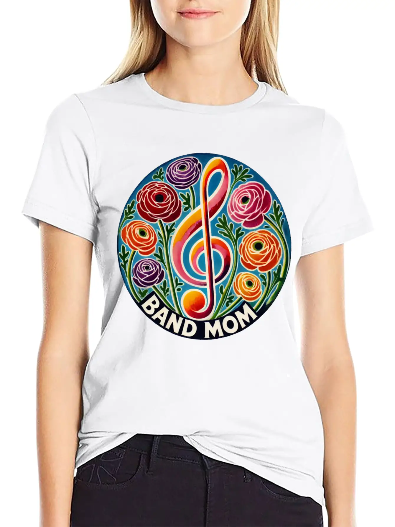 Band Mom Timeless Short Sleeve Tee – Comfy And Minimalist Design
