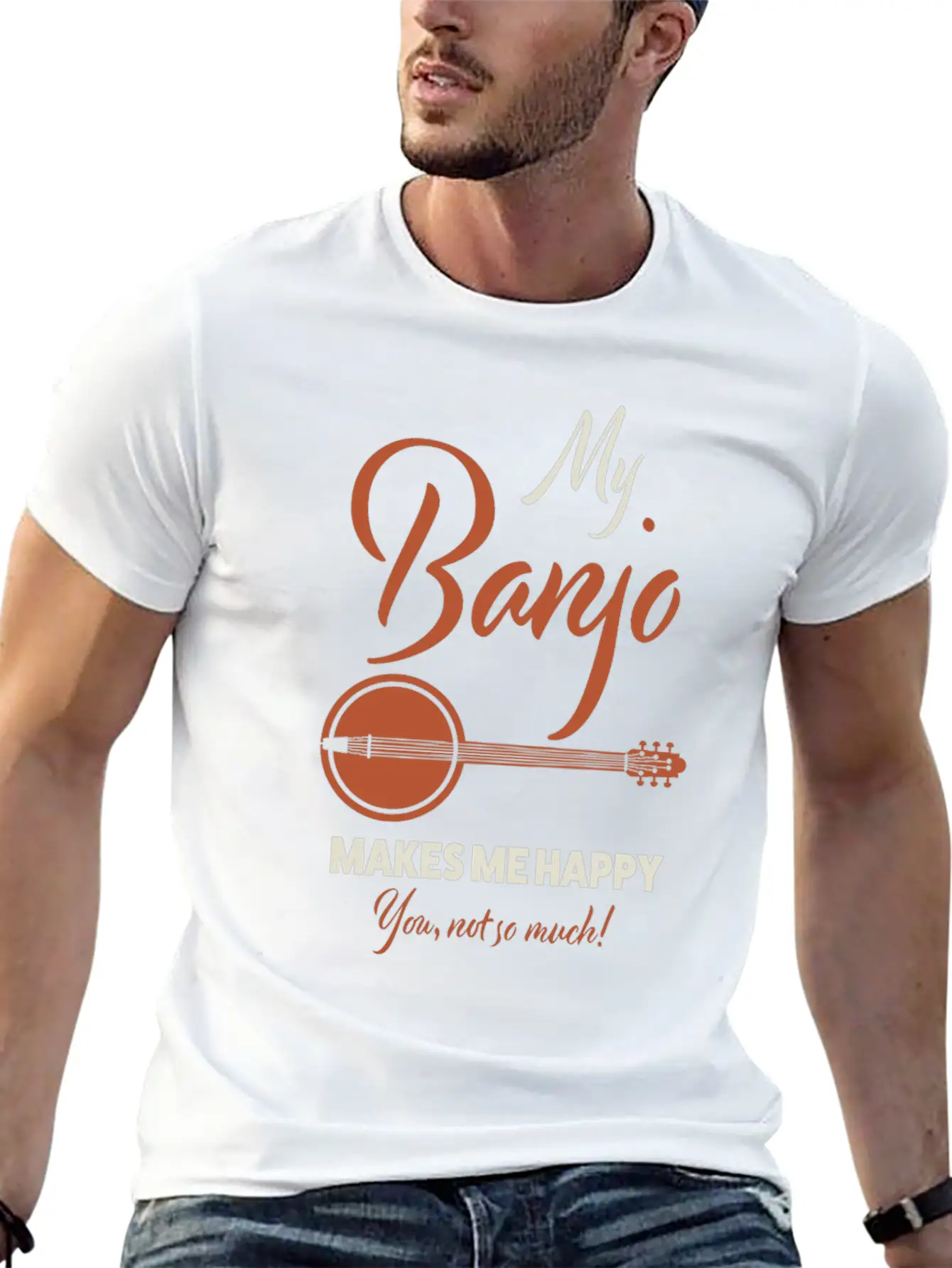 Banjo Country Essential Cotton Tee For Daily Outfits – Unisex Style