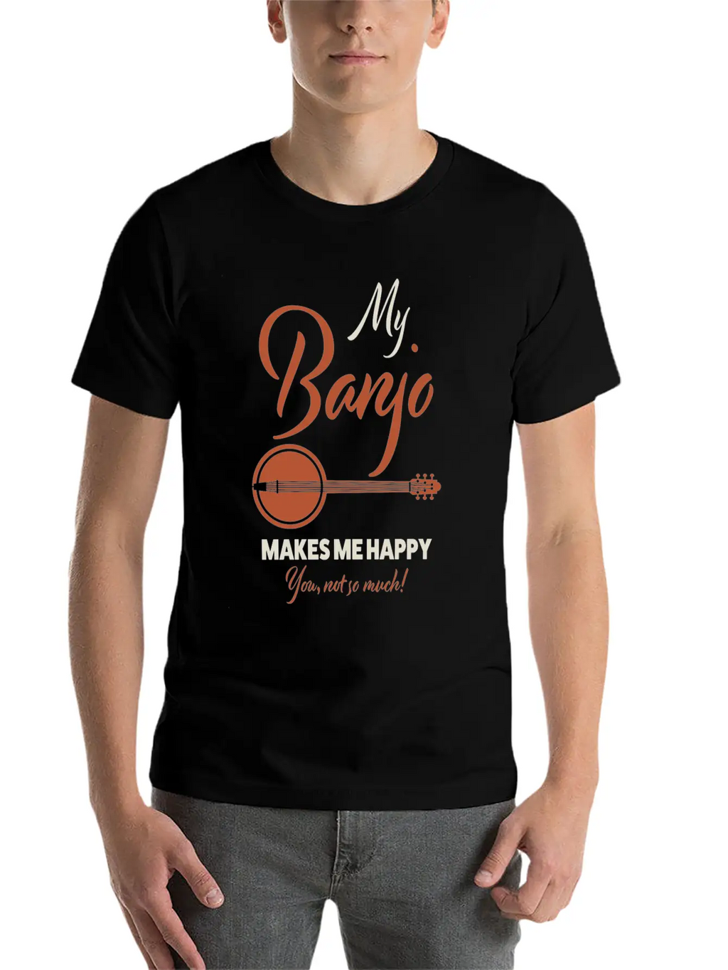 Banjo Country Essential Cotton Tee For Daily Outfits – Unisex Style