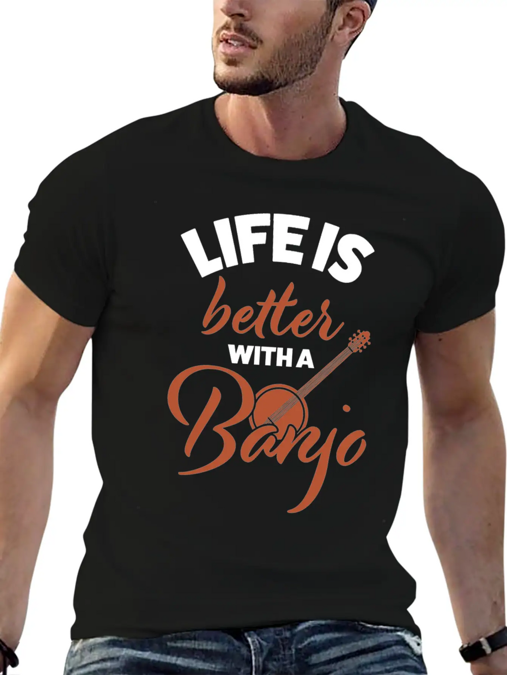 Banjo Country Music Classic Cotton Tee – Unisex Comfort For Any Season