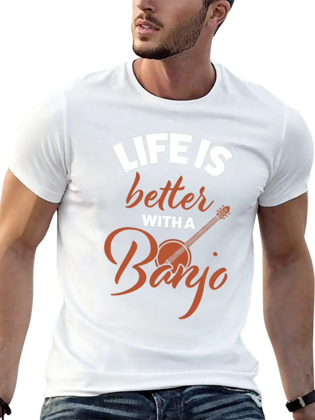 Banjo Country Music Classic Cotton Tee – Unisex Comfort For Any Season