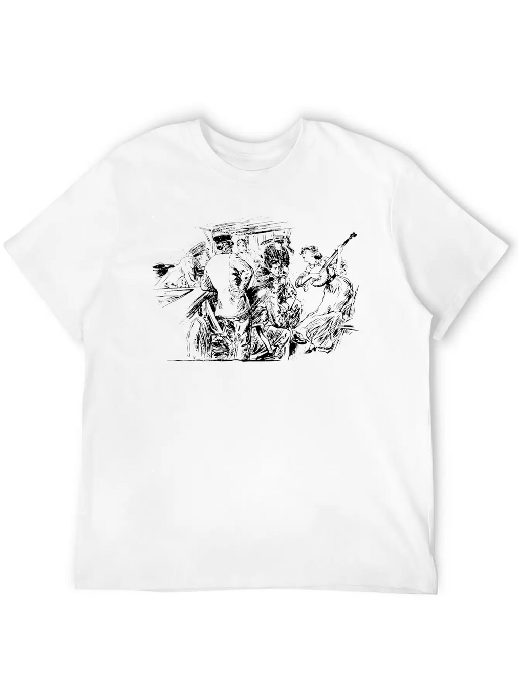 Banjo Lady Unisex Casual T-Shirt – Clean Design For Daily Comfort