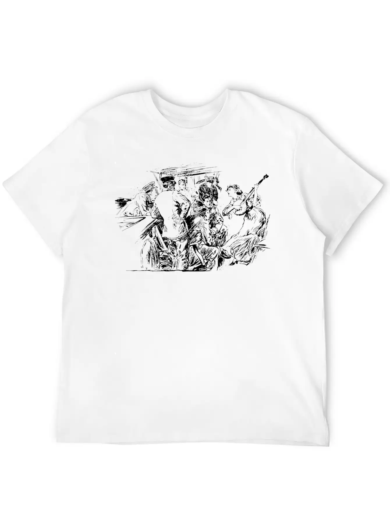 Banjo Lady Unisex Casual T-Shirt – Clean Design For Daily Comfort