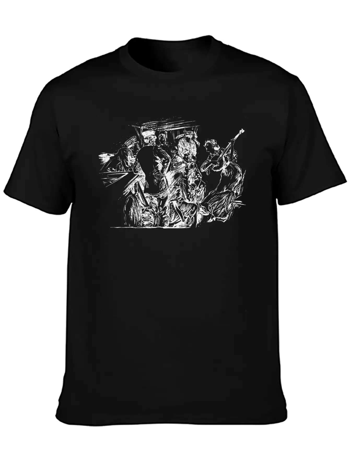 Banjo Lady Unisex Casual T-Shirt – Clean Design For Daily Comfort