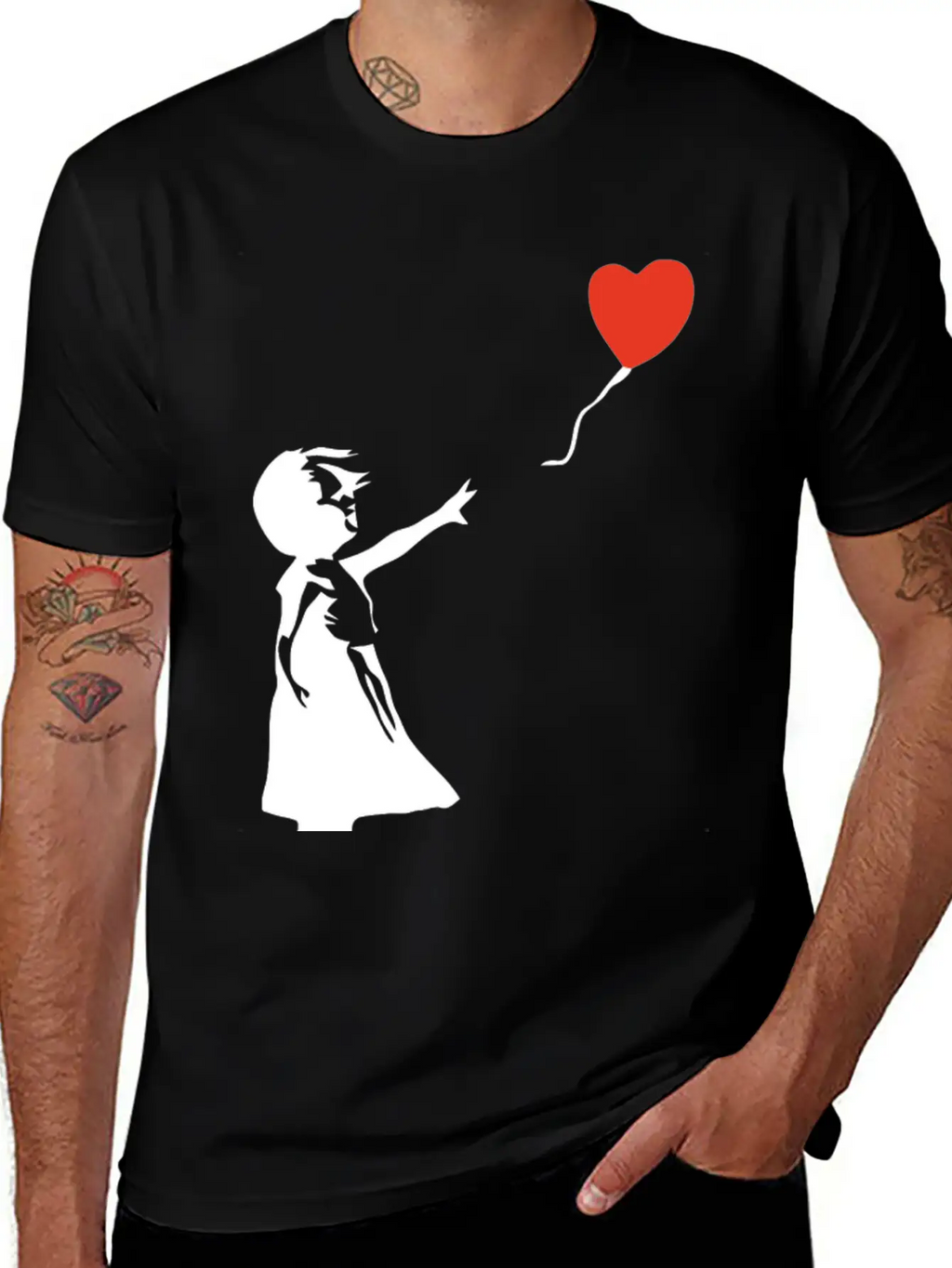 Banksy Style Classic Cotton Tee – Unisex Comfort For Any Season