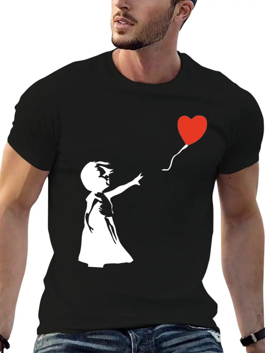 Banksy Style Classic Cotton Tee – Unisex Comfort For Any Season