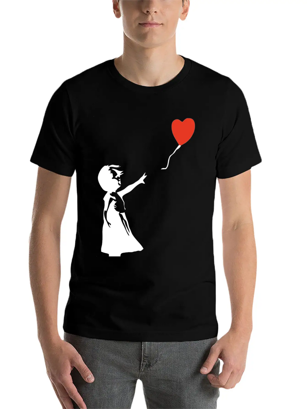 Banksy Style Classic Cotton Tee – Unisex Comfort For Any Season