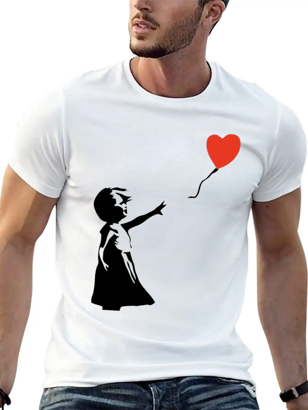 Banksy Style Classic Cotton Tee – Unisex Comfort For Any Season