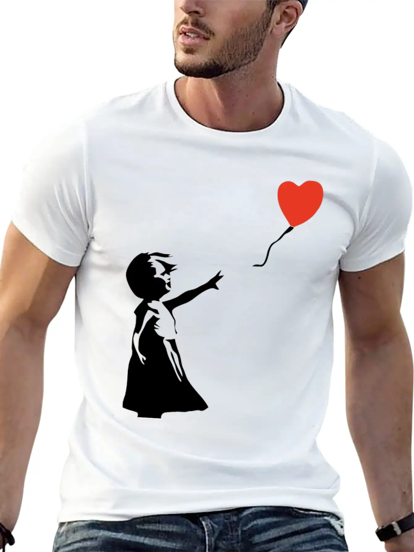 Banksy Style Classic Cotton Tee – Unisex Comfort For Any Season
