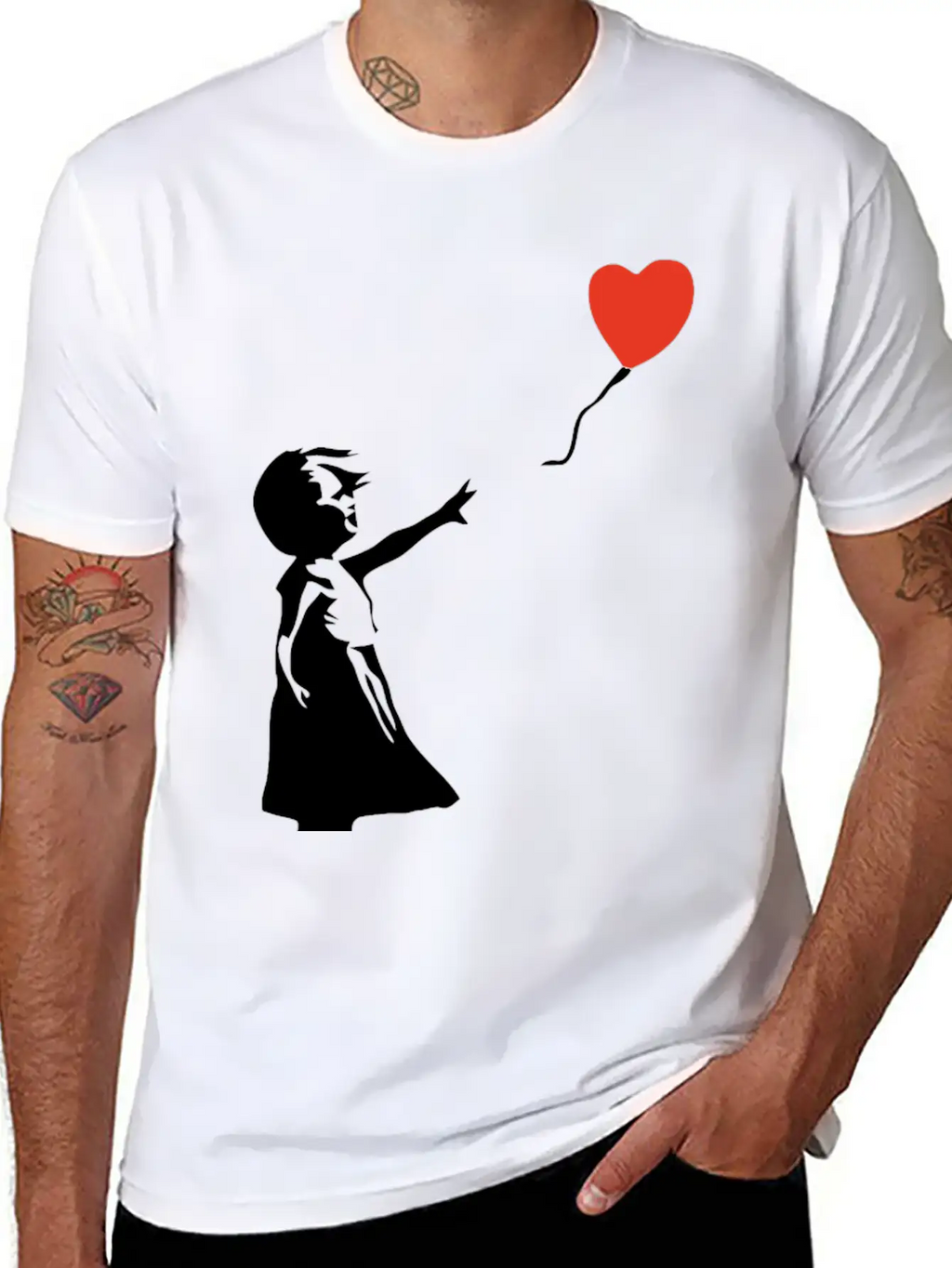Banksy Style Classic Cotton Tee – Unisex Comfort For Any Season