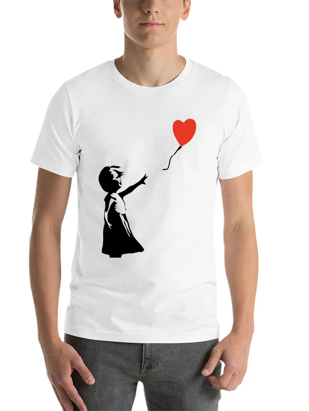 Banksy Style Classic Cotton Tee – Unisex Comfort For Any Season