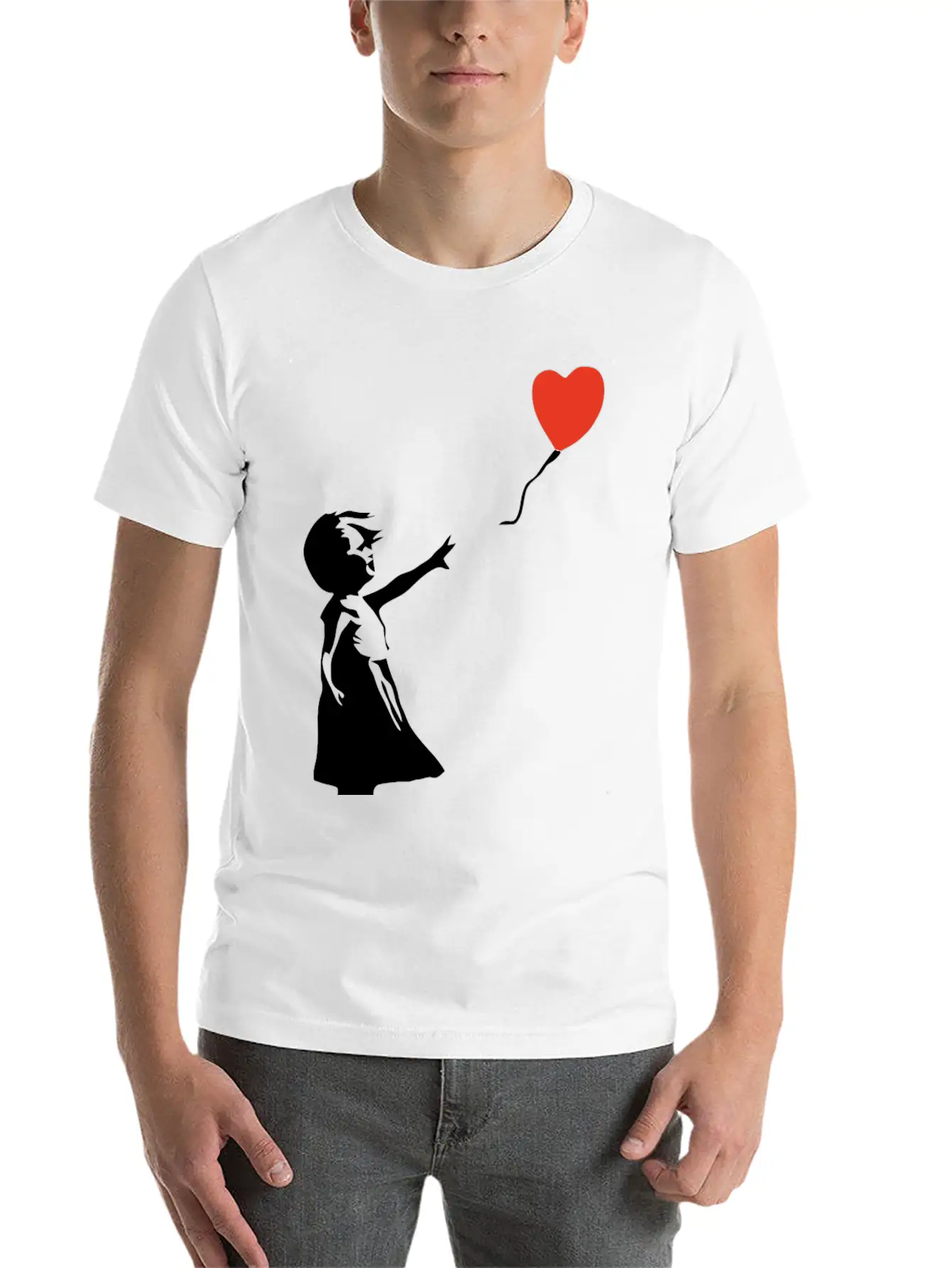 Banksy Style Classic Cotton Tee – Unisex Comfort For Any Season
