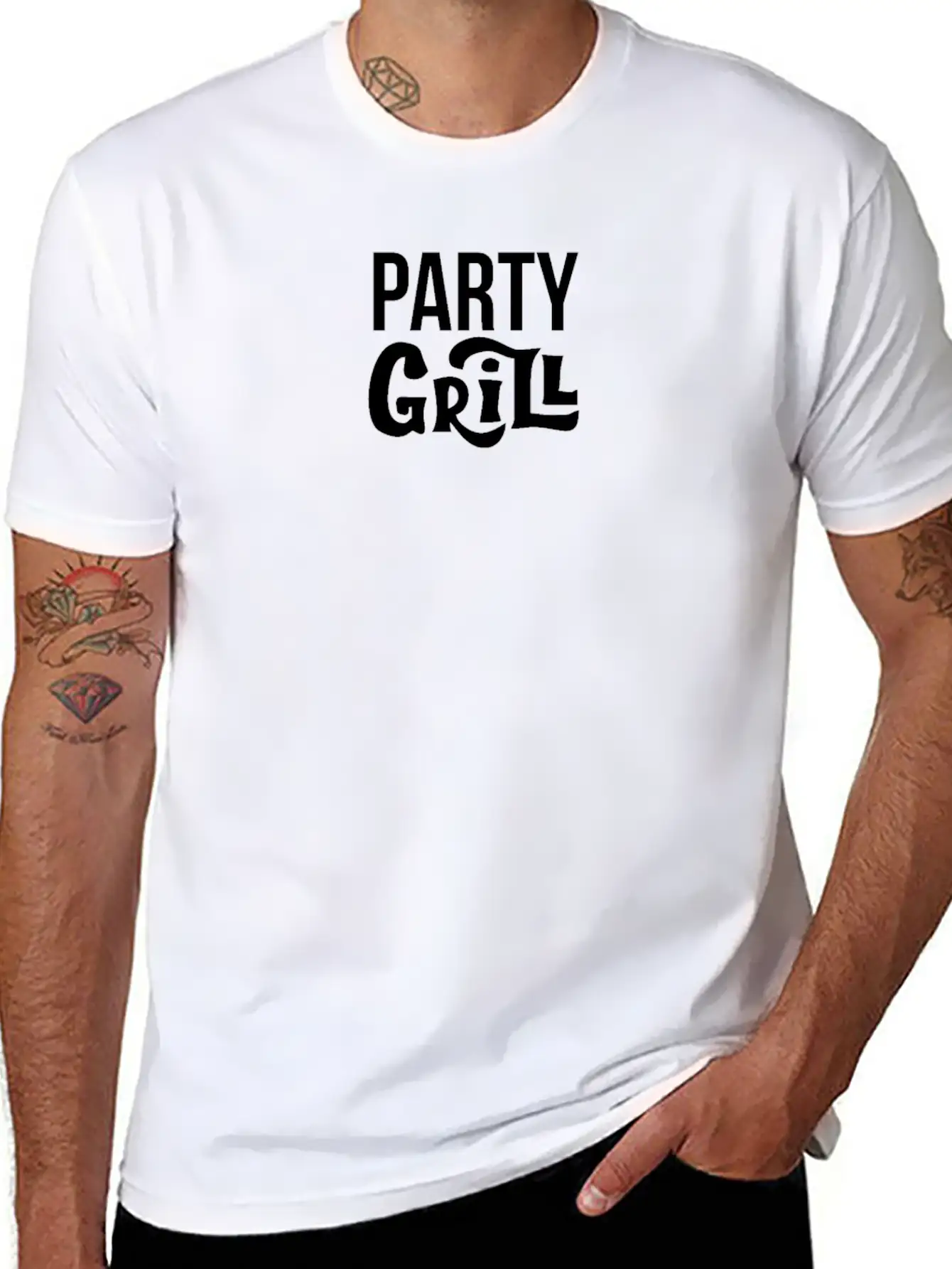 Barbeque Clipart BBQ Party Grill Grilling Gift Timeless Short Sleeve Tee – Comfy And Minimalist Design