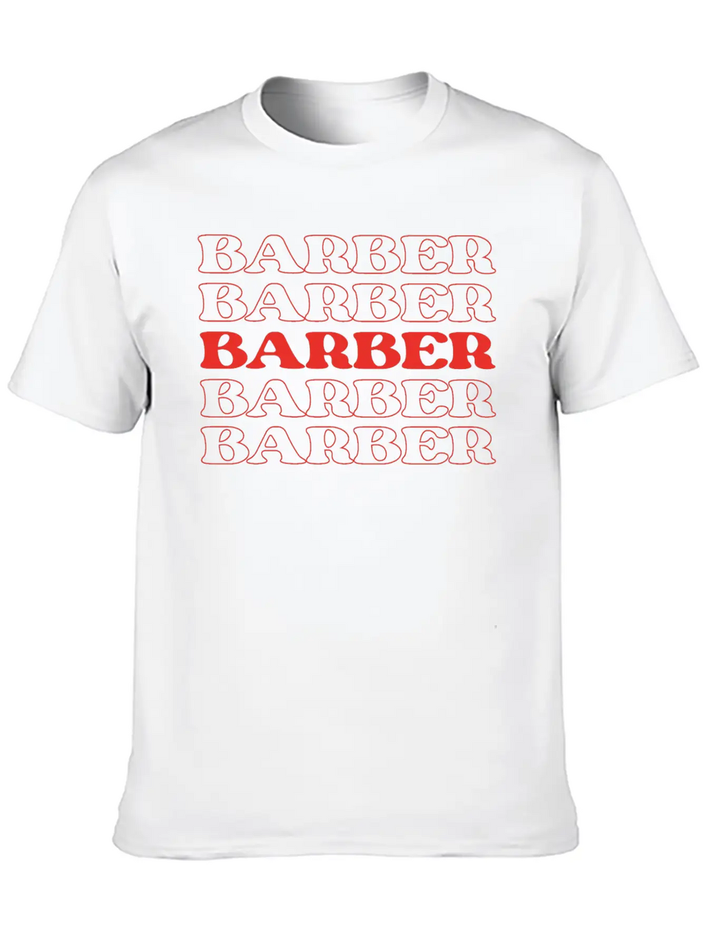 Barber Haircutter Hairdresser Stylist Hair Stylist Relaxed Everyday Tee – Lightweight And Durable Cotton