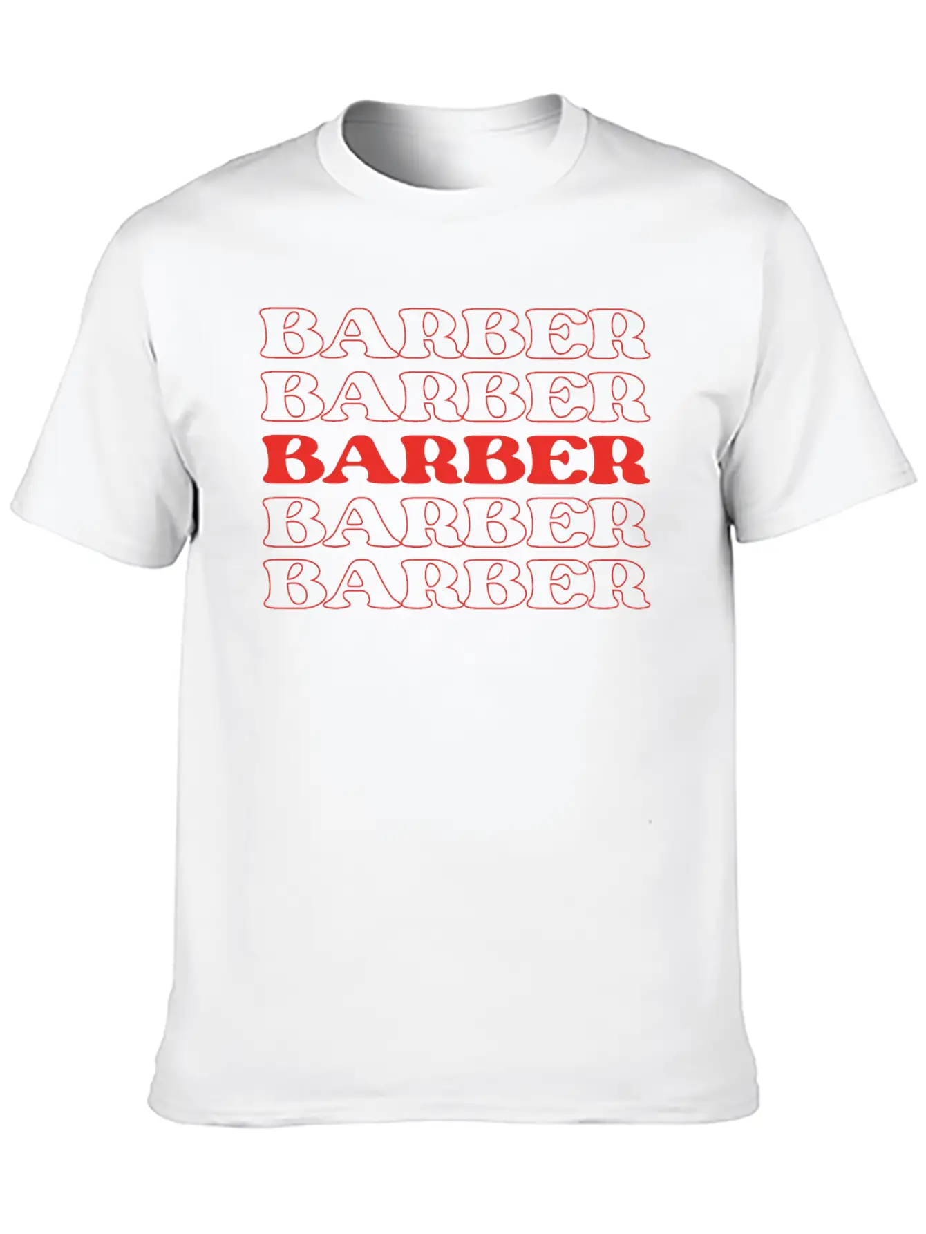 Barber Haircutter Hairdresser Stylist Hair Stylist Relaxed Everyday Tee – Lightweight And Durable Cotton