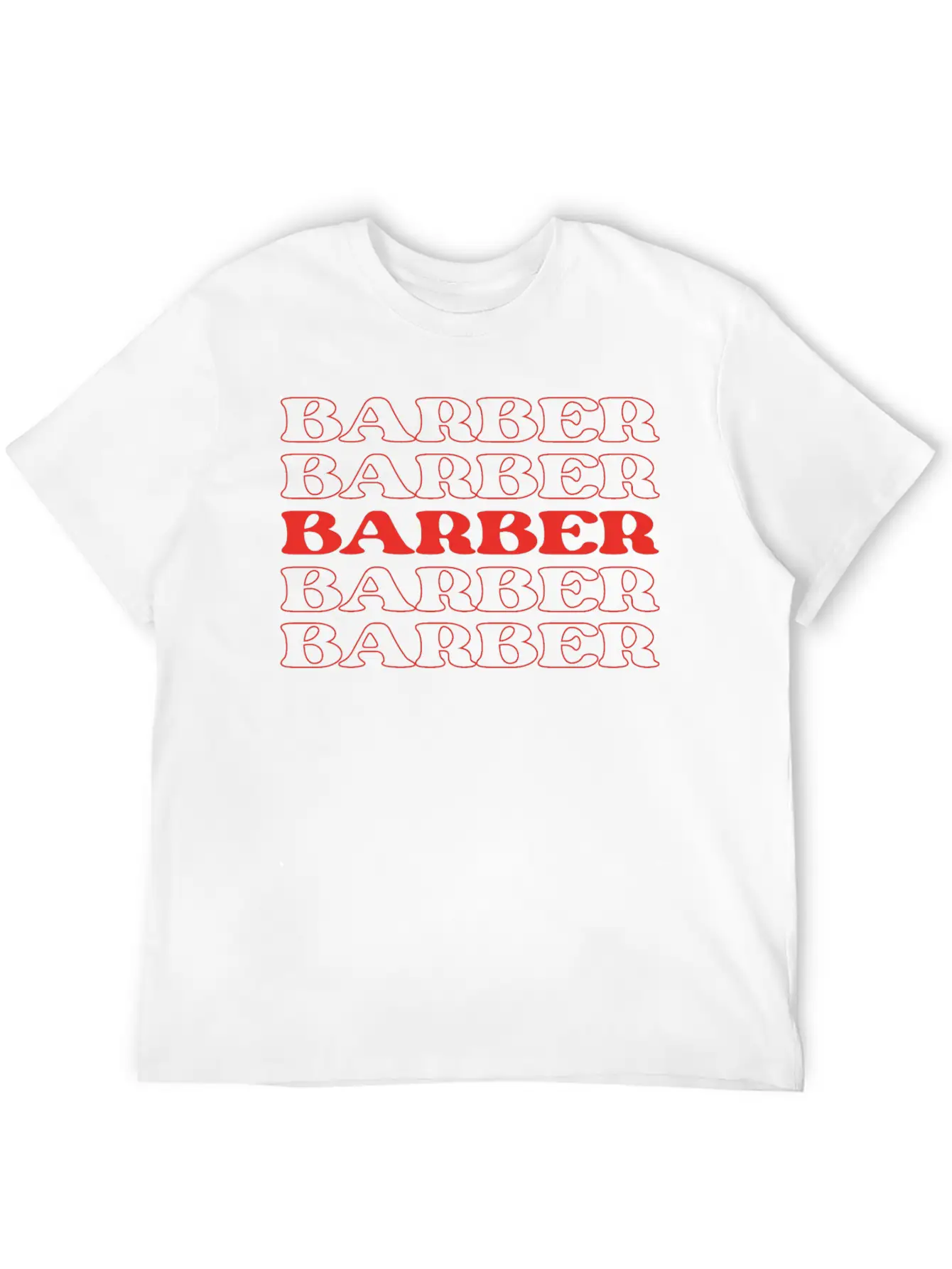 Barber Haircutter Hairdresser Stylist Hair Stylist Relaxed Everyday Tee – Lightweight And Durable Cotton