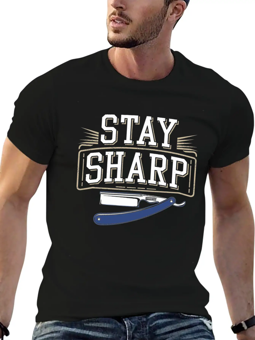 Barbering Barber Hair Stylist Classic Cut Barber Relaxed Everyday Tee – Lightweight And Durable Cotton