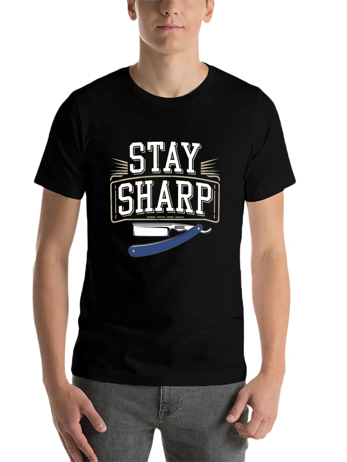 Barbering Barber Hair Stylist Classic Cut Barber Relaxed Everyday Tee – Lightweight And Durable Cotton