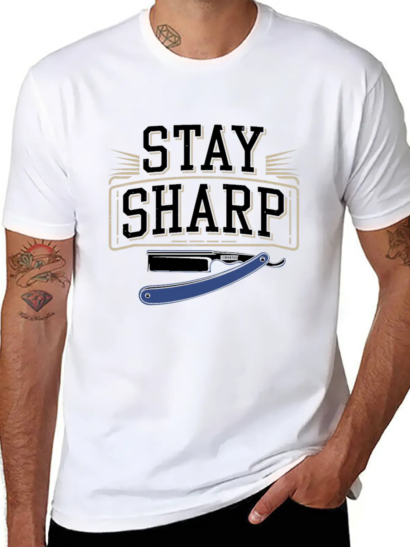 Barbering Barber Hair Stylist Classic Cut Barber Relaxed Everyday Tee – Lightweight And Durable Cotton