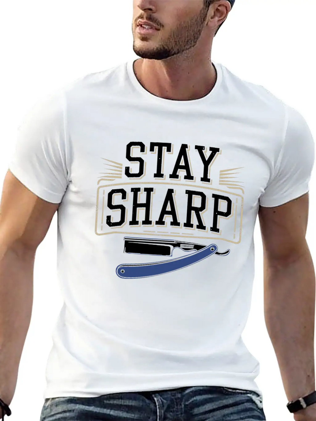Barbering Barber Hair Stylist Classic Cut Barber Relaxed Everyday Tee – Lightweight And Durable Cotton