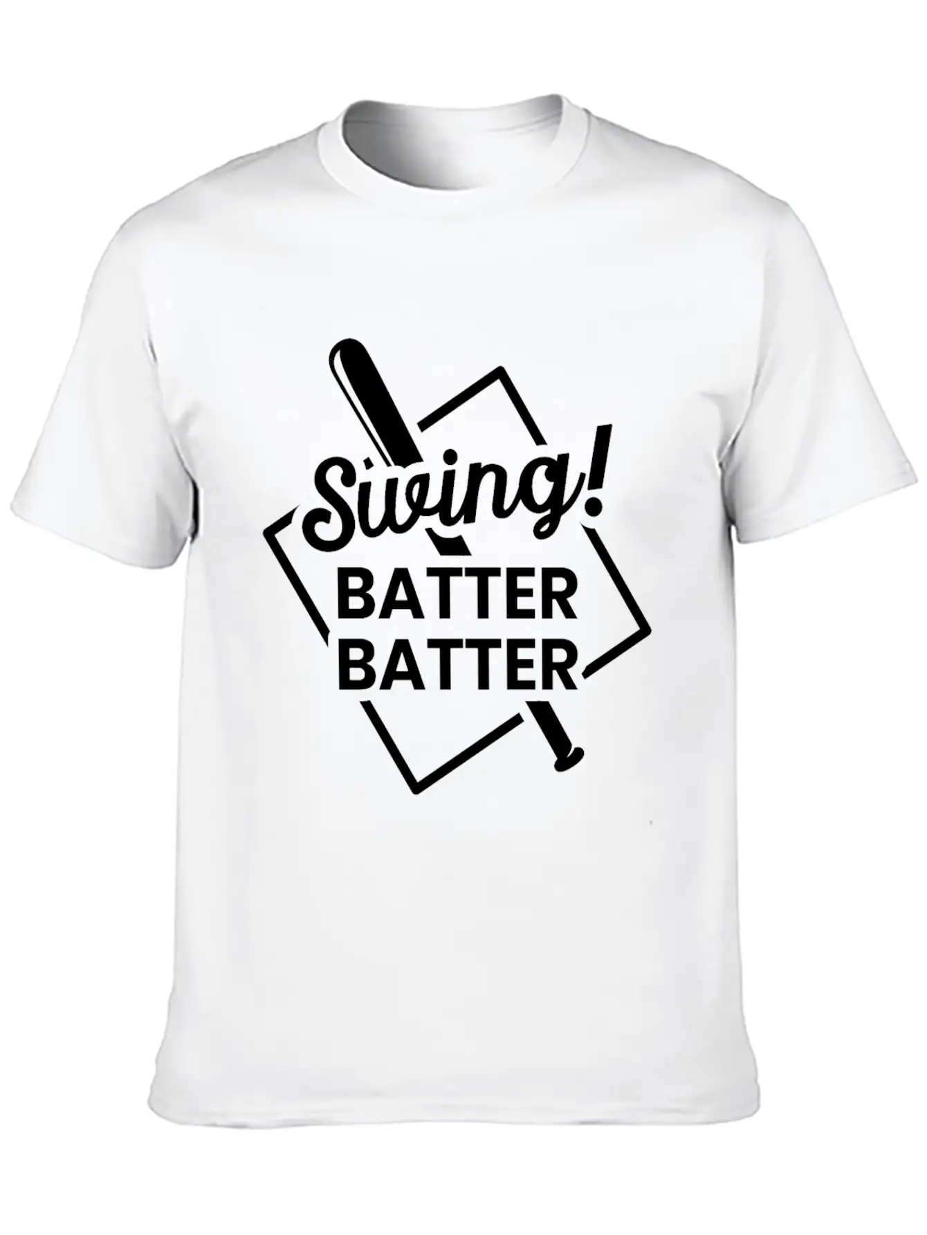 Base Baseball Bat Pitcher Home Run Unisex Casual T-Shirt – Clean Design For Daily Comfort