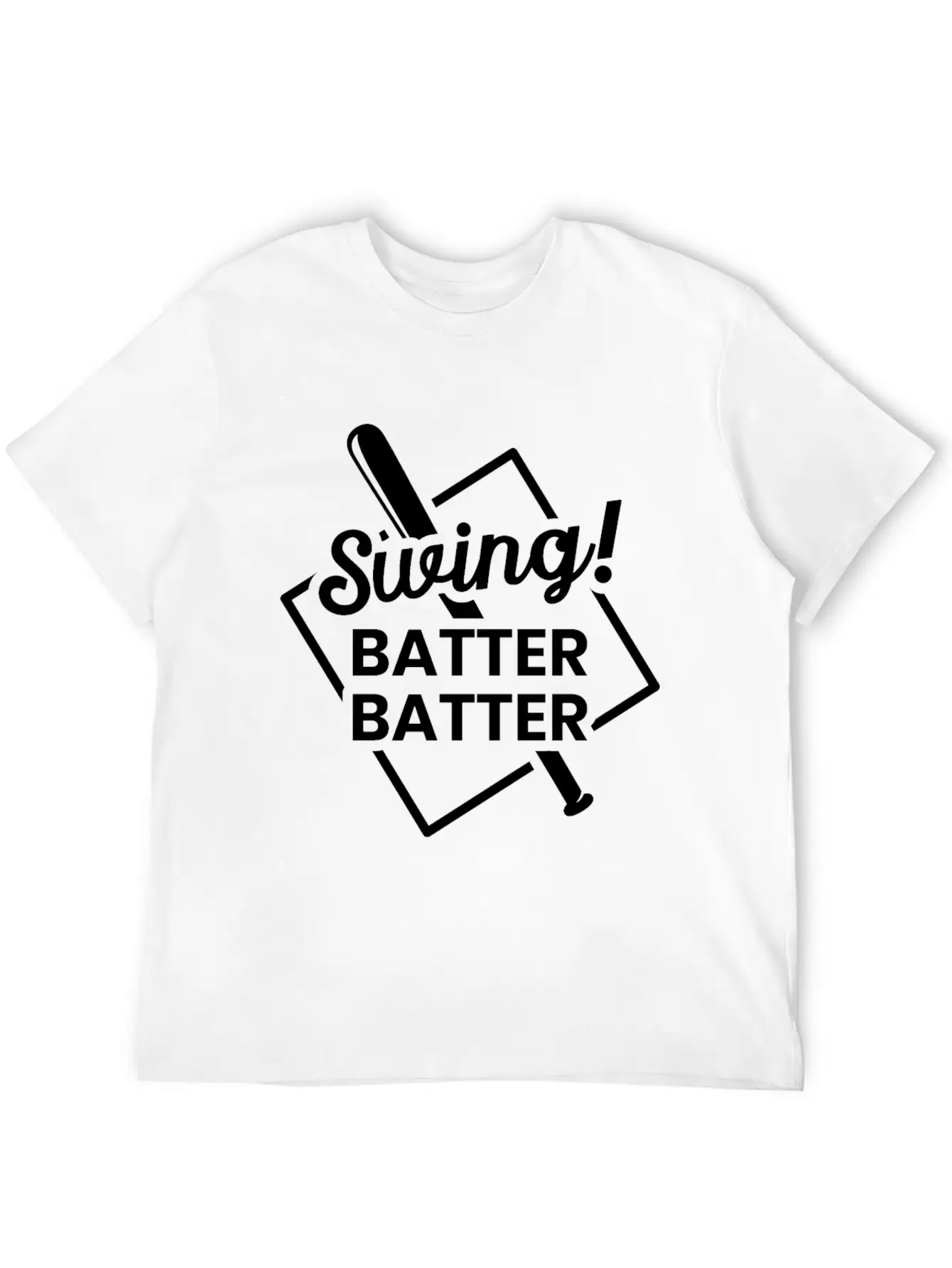 Base Baseball Bat Pitcher Home Run Unisex Casual T-Shirt – Clean Design For Daily Comfort