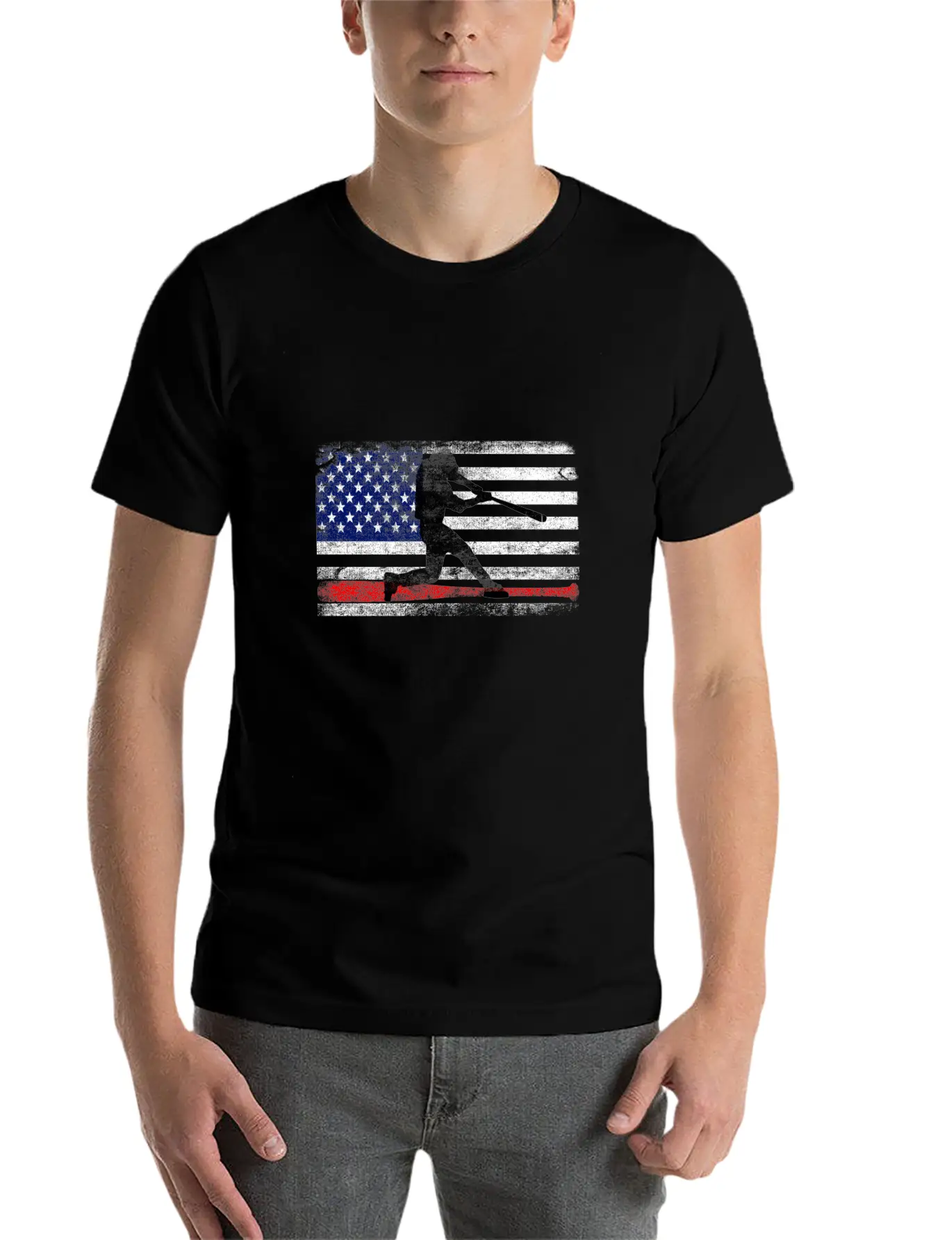 Baseball American Flag Gifts Baseball Player 2021 Classic Cotton Tee – Unisex Comfort For Any Season