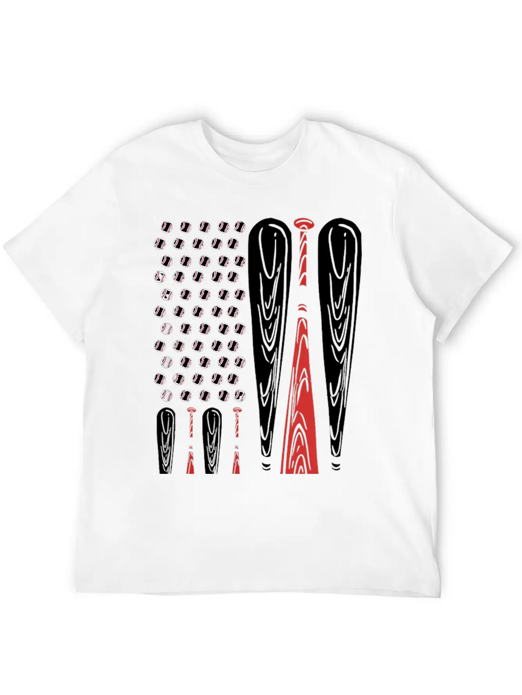 Baseball American Flag Usa Flag Baseball Player Stylish Everyday T-Shirt – Unisex Basic Cotton Tee