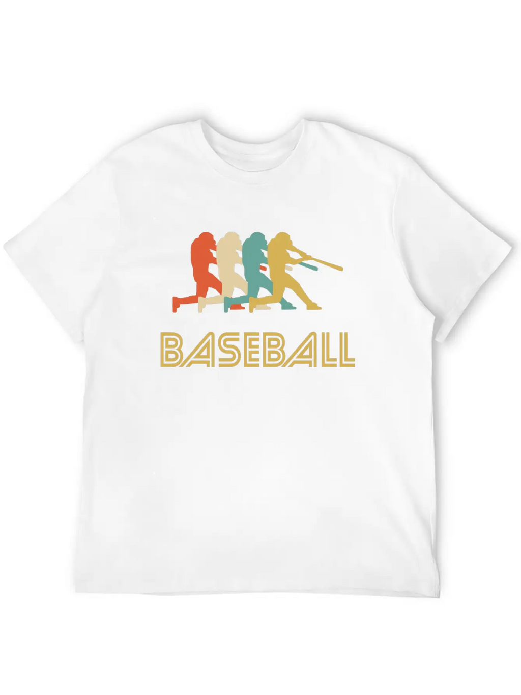 Baseball Batter Pop Art Breathable Graphic T-Shirt – Perfect For Casual Days