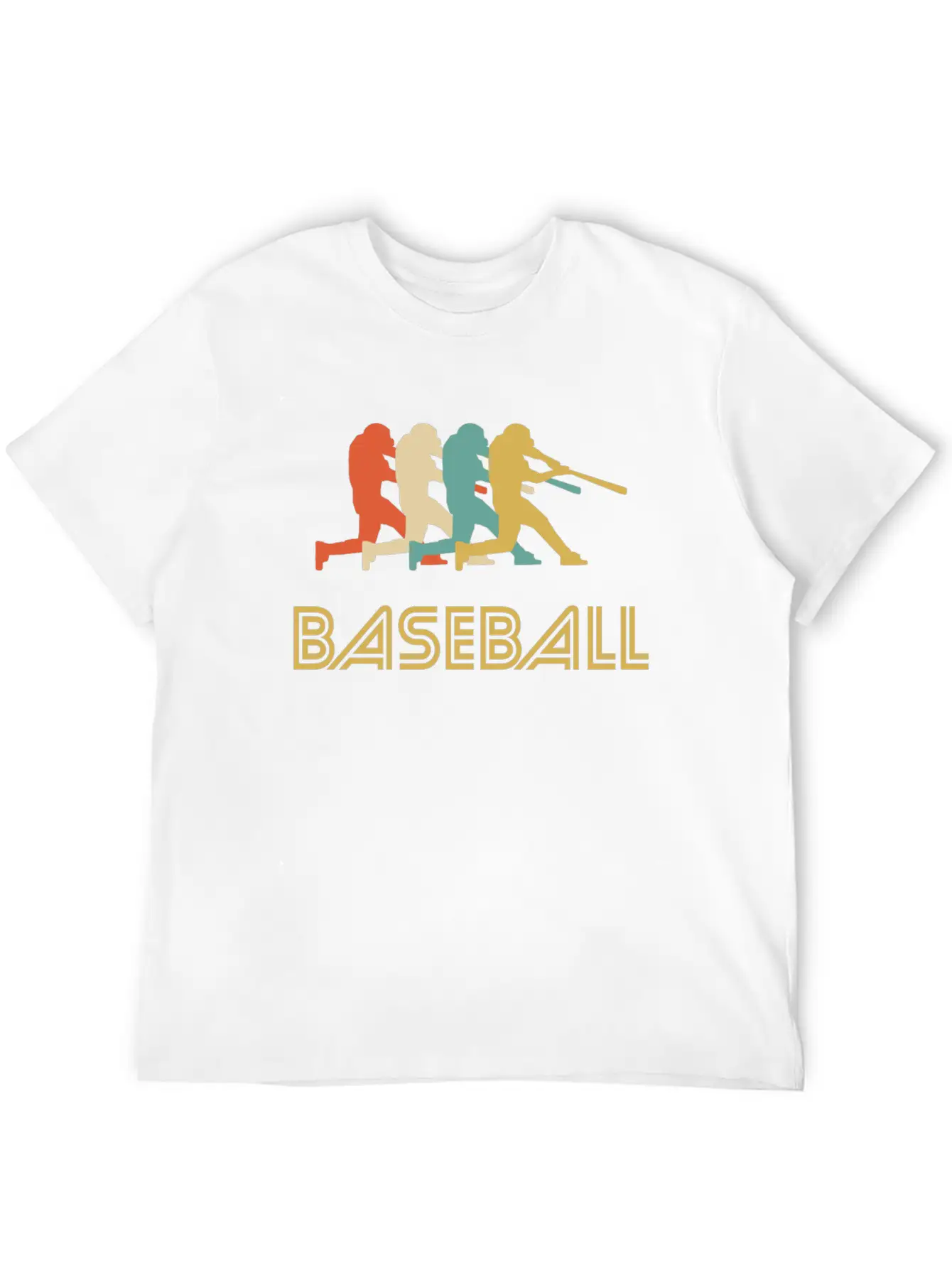Baseball Batter Pop Art Breathable Graphic T-Shirt – Perfect For Casual Days