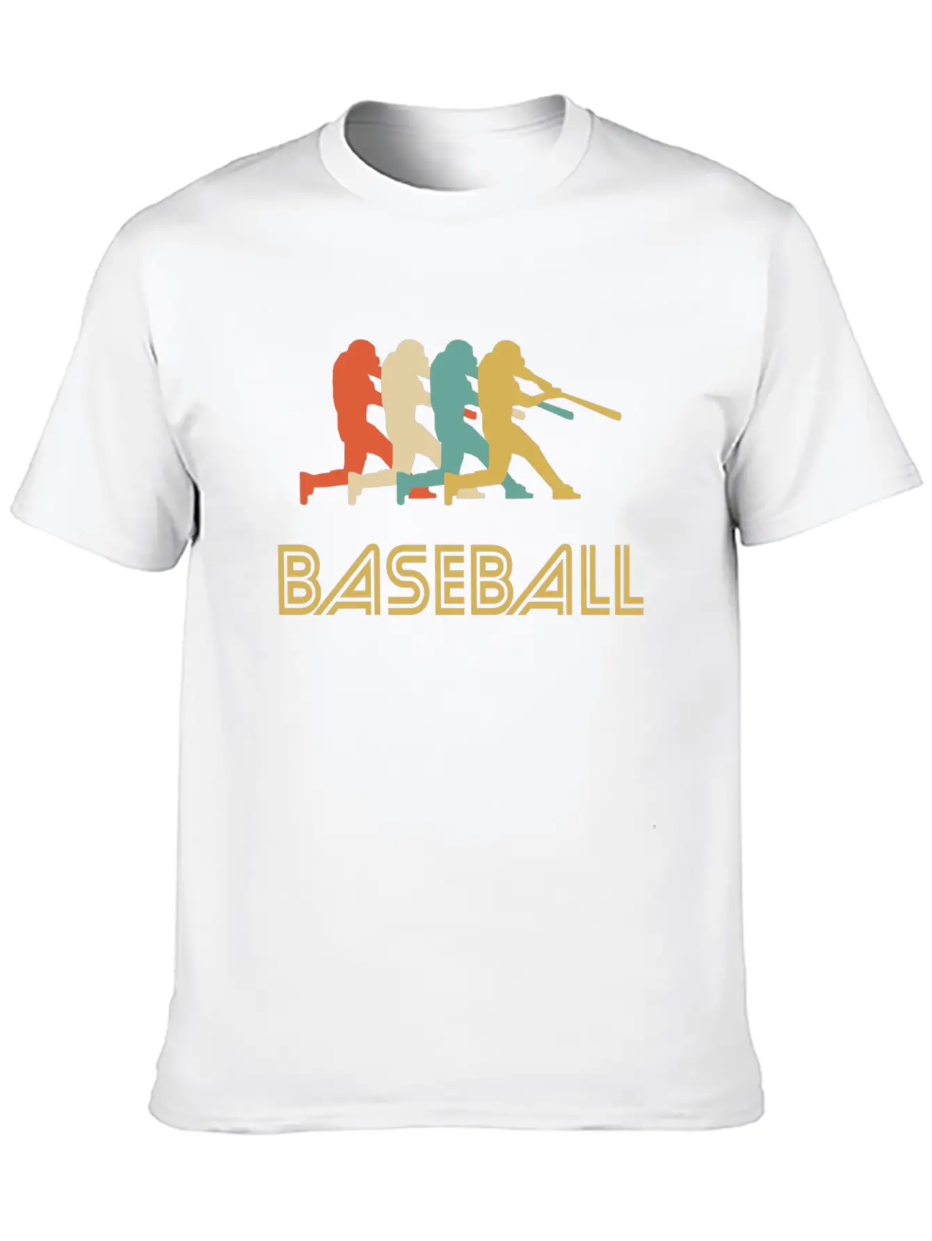 Baseball Batter Pop Art Breathable Graphic T-Shirt – Perfect For Casual Days