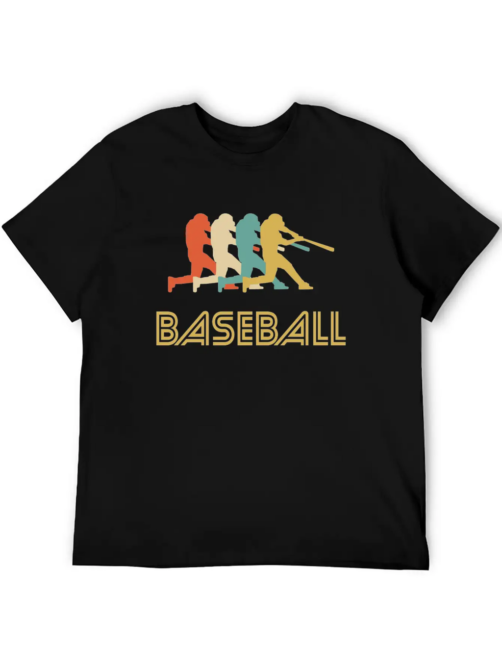 Baseball Batter Pop Art Breathable Graphic T-Shirt – Perfect For Casual Days