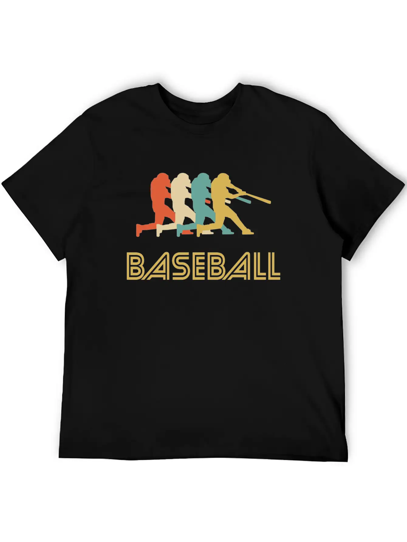 Baseball Batter Pop Art Breathable Graphic T-Shirt – Perfect For Casual Days