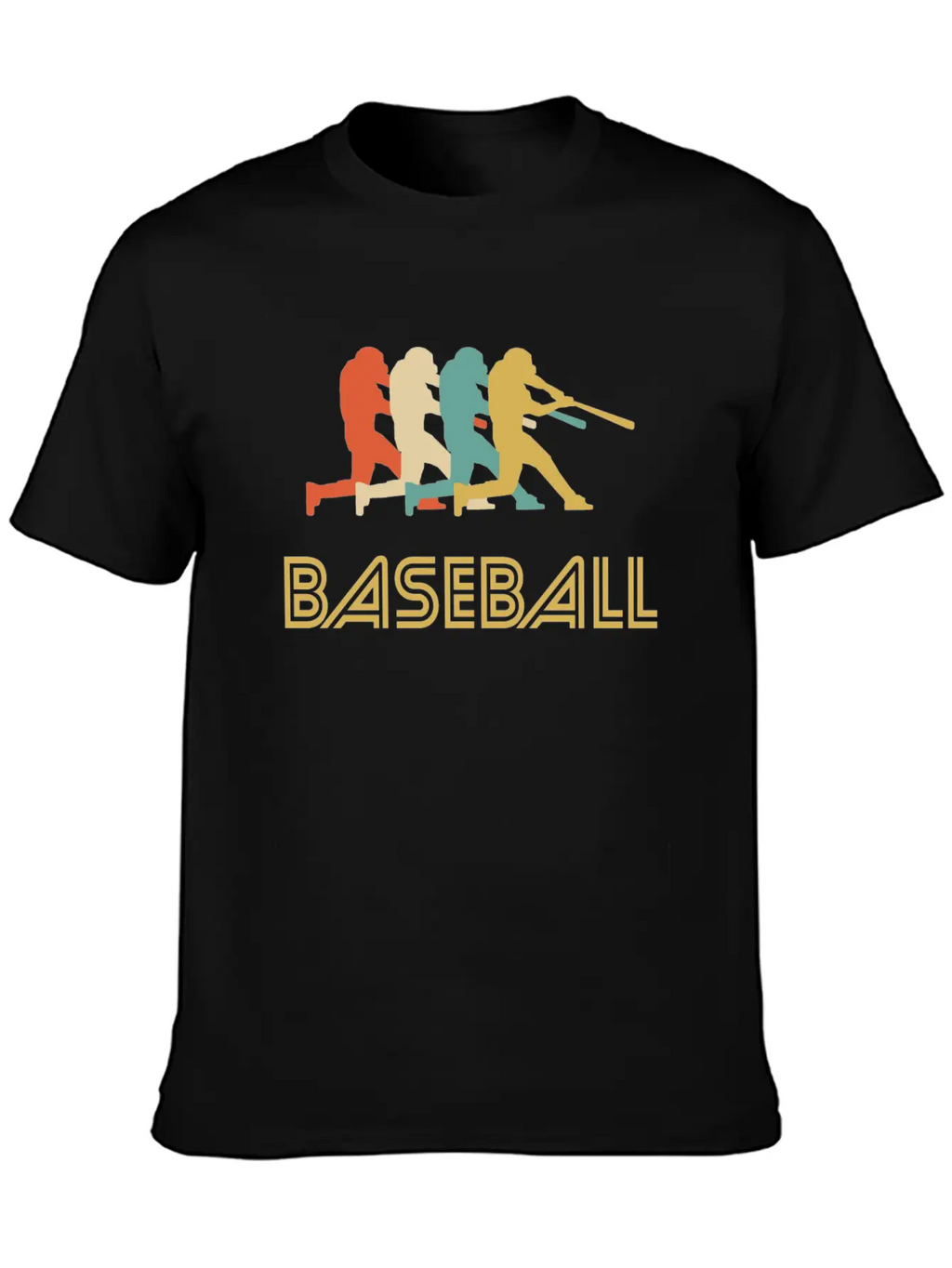 Baseball Batter Pop Art Breathable Graphic T-Shirt – Perfect For Casual Days