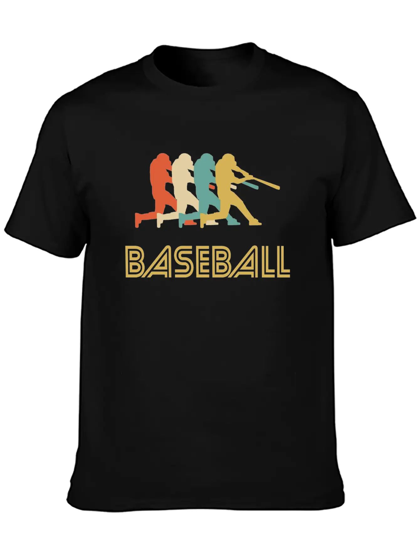 Baseball Batter Pop Art Breathable Graphic T-Shirt – Perfect For Casual Days